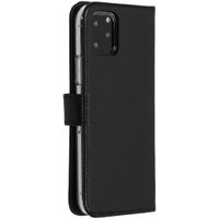 Selencia Étui portefeuille en cuir véritable Apple iPhone 11 Pro - Noir