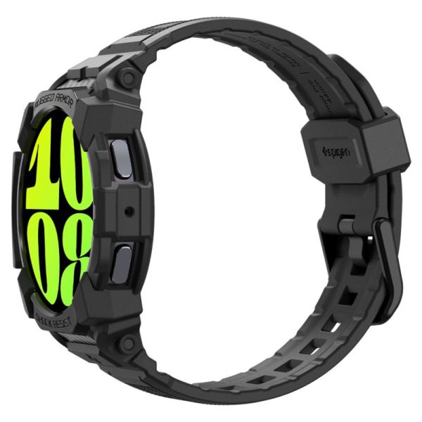 Spigen Rugged Armor™ Pro Case Samsung Galaxy Watch 7 - 44 mm - Noir Mat