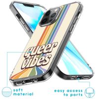 imoshion Coque Design iPhone 12 (Pro) - Rainbow Queer vibes