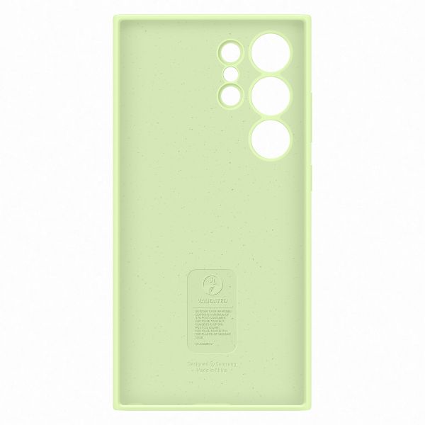 Samsung Original Coque en silicone Samsung Galaxy S24 Ultra - Light Green