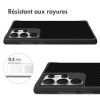 imoshion Rugged Hybrid Carbon Case Samsung Galaxy S24 Ultra - Noir