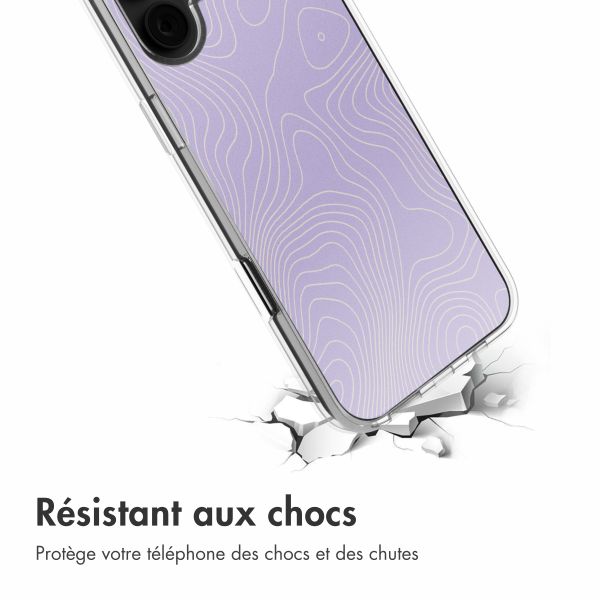 imoshion Coque Design iPhone 16 - Topo Lilac