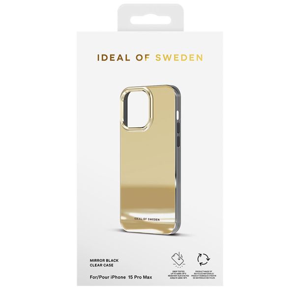 iDeal of Sweden Coque arrière Mirror iPhone 15 Pro Max - Gold