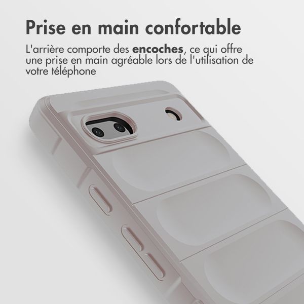 imoshion Coque arrière EasyGrip Google Pixel 6a - Gris