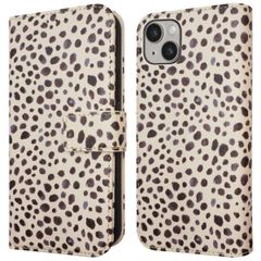imoshion Étui de télephone portefeuille Design Apple iPhone 14 - Black And White Dots