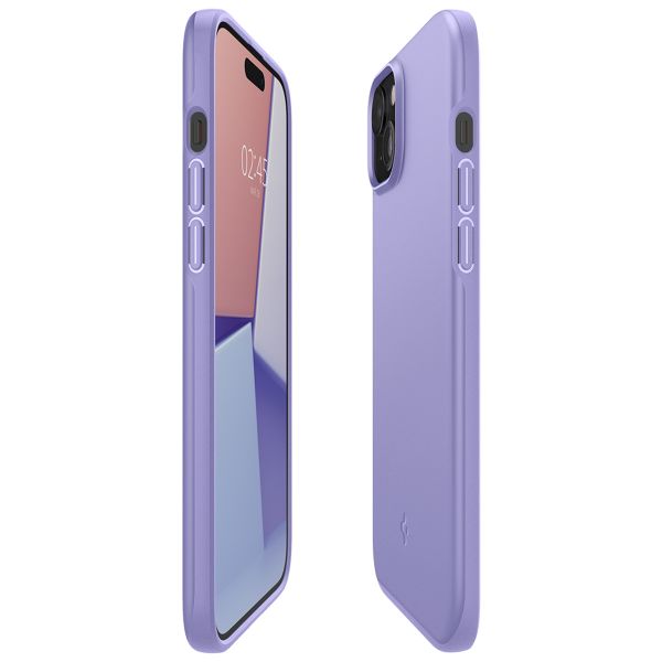 Spigen Coque Thin Fit Apple iPhone 15 - Iris Purple