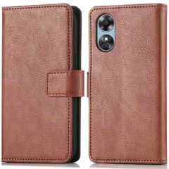 imoshion Étui de télephone portefeuille Oppo A17 - Marron