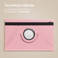 imoshion Coque tablette rotatif à 360° Samsung Galaxy Tab A9 8.7 pouces - Rose