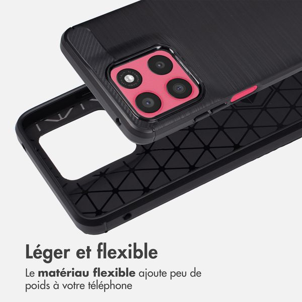 imoshion Coque Brushed Motorola Moto G57 Power - Noir