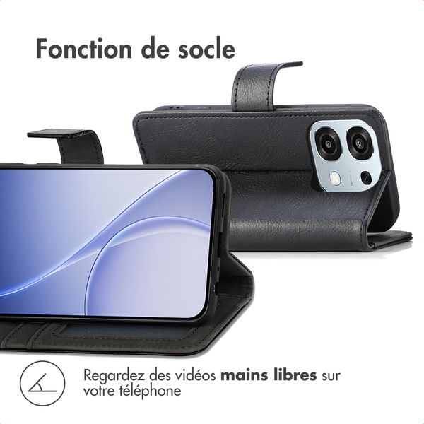 imoshion Étui de télephone portefeuille Oppo A6 Pro (5G) - Noir