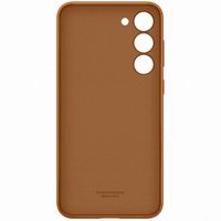 Samsung Original Coque en cuir Samsung Galaxy S23 Plus - Brun