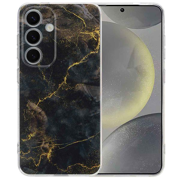 imoshion Coque Design Samsung Galaxy S25 - Black Marble