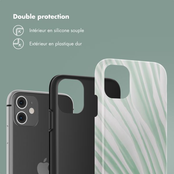 Selencia Coque arrière Vivid Apple iPhone 11 - Nature Grayed Jade