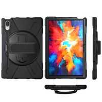 imoshion Coque tablette avec dragonne et bandoulière Lenovo Tab P11 Pro (2nd gen) - Noir