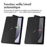 imoshion Coque tablette rigide Trifold Samsung Galaxy Tab A9 Plus - Noir