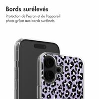 imoshion Coque Design Apple iPhone 16 - Leopard Lilac