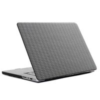 Selencia Coque tissée MacBook Air 15 pouces (2023 / 2024 M3 chip / 2025 M4 chip) - A2941 / A3114 / A3241 - Gris