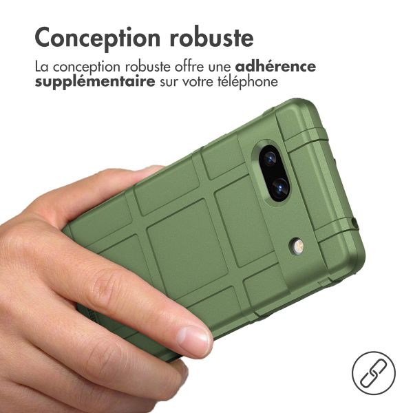 imoshion Coque Rugged Shield Google Pixel 7a - Vert foncé
