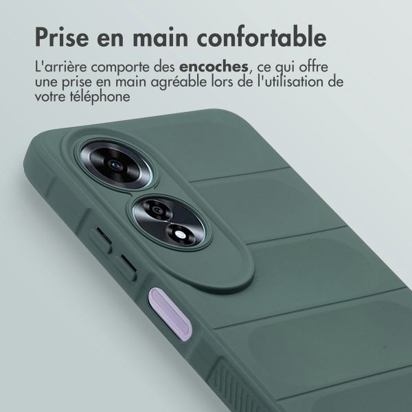 imoshion Coque arrière EasyGrip Oppo A60 4G - Vert foncé