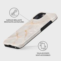 Burga Coque arrière Tough Apple iPhone 14 - Vanilla Sand