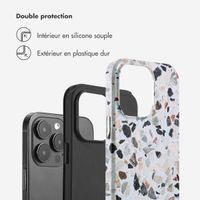 Selencia Coque arrière Vivid Tough iPhone 14 Pro Max - Chic Terazzo