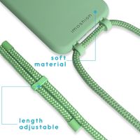 imoshion Coque de couleur avec cordon amovible Apple iPhone SE (2022 / 2020) / 8 / 7 - Vert