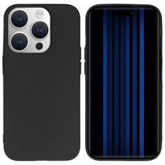 imoshion Coque Couleur iPhone 15 Pro - Noir