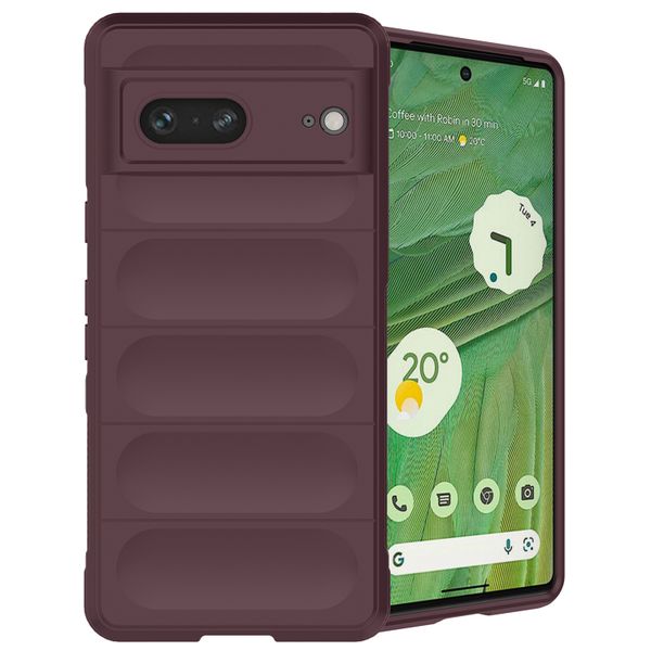 imoshion Coque arrière EasyGrip Google Pixel 7 - Aubergine