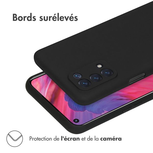 imoshion Coque Couleur Oppo A74 (5G) / A54 (5G) - Noir