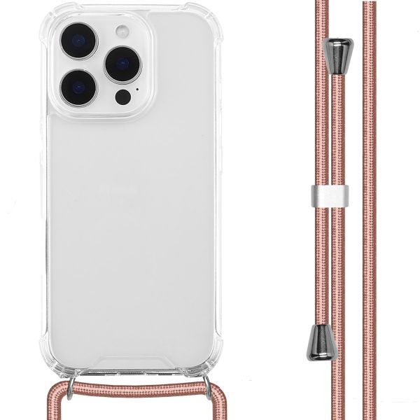 imoshion Coque avec cordon iPhone 16 Pro - Rose Dorée