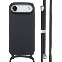 imoshion Coque en silicone avec cordon Apple iPhone Air - Noir