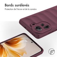 imoshion Coque arrière EasyGrip Oppo Reno 11 - Aubergine