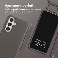 imoshion Coque arrière Color avec cordon amovible et MagSafe Samsung Galaxy S26 - Black Coffee