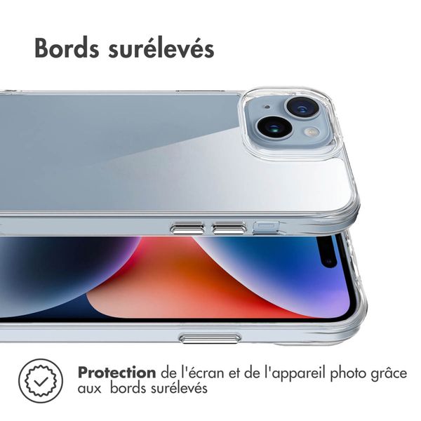 imoshion Coque Rugged Air Apple iPhone 15 - Transparent