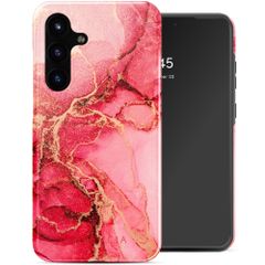 Selencia Coque arrière Vivid Samsung Galaxy S25 FE - Rosy Marble