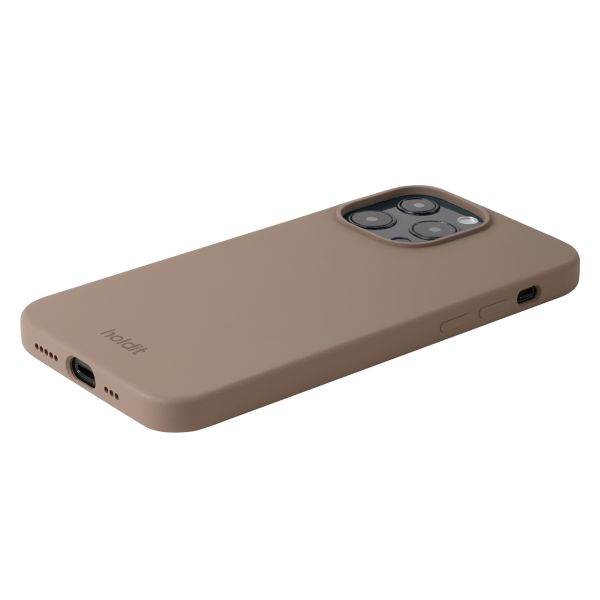 Holdit Coque Silicone Apple iPhone 13 Pro - Mocha Brown
