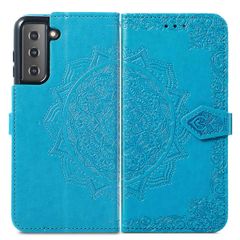 imoshion Etui de télephone Mandala Samsung Galaxy S22 - Turquoise