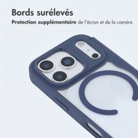 imoshion Bookcase transparente avec MagSafe Apple iPhone 17 Pro Max - Bleu