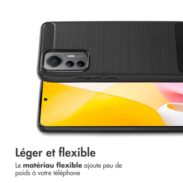 imoshion Coque Brushed Xiaomi 12 Lite - Noir