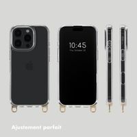 Selencia Coque arrière avec crochets amovibles Apple iPhone 16 Pro - Transparent