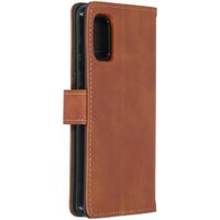 imoshion Étui de télephone portefeuille de luxe Samsung Galaxy A41 - Marron