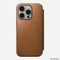 Nomad Étui de téléphone portefeuille Modern Leather Folio iPhone 15 Pro - English Tan