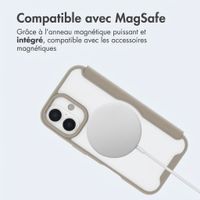 imoshion Bookcase transparente avec MagSafe Apple iPhone 16 - Beige