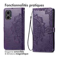 imoshion Etui de télephone Mandala Motorola Moto G85 - Violet