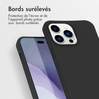 imoshion Coque de couleur avec cordon amovible iPhone 14 Pro Max - Noir