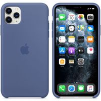 Apple Coque en silicone Apple iPhone 11 Pro Max - Linen Blue