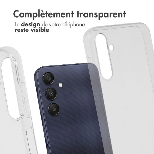 Accezz Coque Clear 100% recyclée Samsung Galaxy A25 (5G) - Transparent