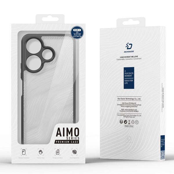 Dux Ducis Coque arrière Aimo Xiaomi Redmi 13 4G - Transparent