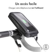 Accezz Support de téléphone pour vélo Samsung Galaxy A52s - Universel - avec étui - Noir