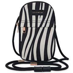 Selencia ﻿Pochette pour téléphone - Zebra Black